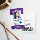 Logo et ID photo des employés de l'hôpital