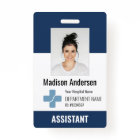 Logo et ID photo des employés de l'hôpital