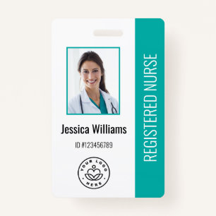 Badge Logo et ID photo des employés de l'hôpital