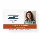 Logo et photo en terre cuite orange Identifiant de