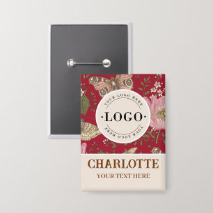 Badge Logo fleur sauvage Botanique Floral Business