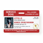 Logo & ID photo Red White Service Chien