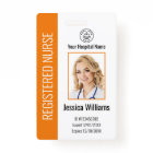 Logo moderne Modèle Employé Nom photo Infirmière I