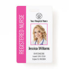 Logo moderne Modèle Employé Nom photo Infirmière I