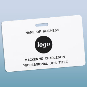Badge Logo Nom d'entreprise professionnel