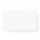 Logo personnalisé nom de l'employé titre blanc