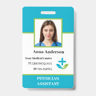Badge Logo personnel de l'hôpital personnalisé et ID pho