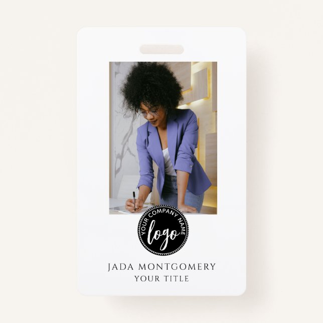 Badge Logo photo moderne (Devant)