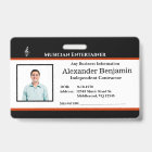 Logo Photo Nom de l'employé ID Personnalisé