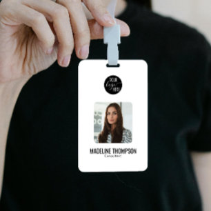 Badge Logo professionnel minimaliste Insigne d'identité