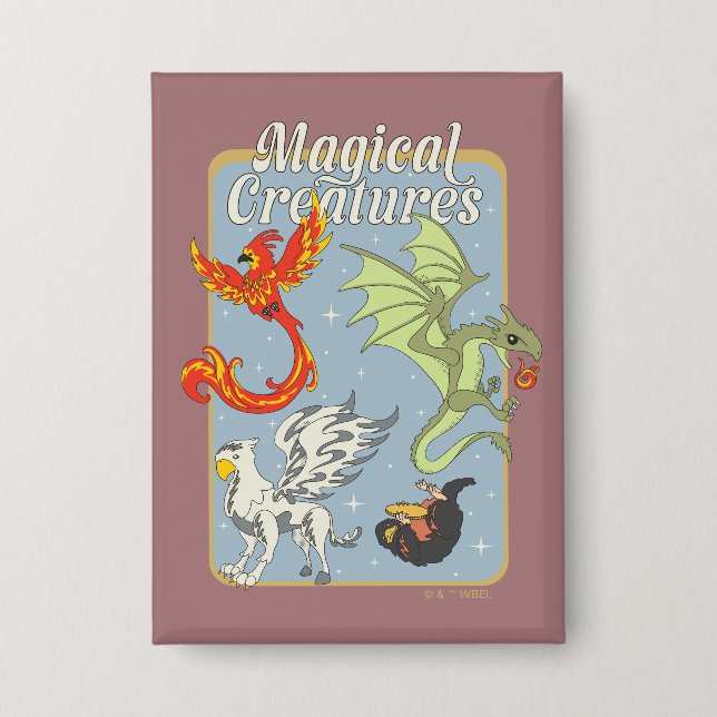 Badge Magical Creatures Vintage Graphic (Recto)