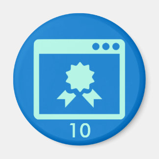 Badge Magnet - Quality 10