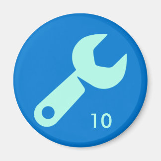 Badge Magnet - Wrench 10