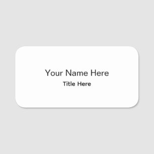 Badge magnétique rond personnalisé pour employé pr