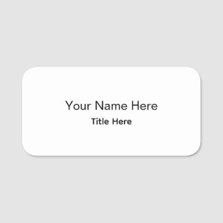 Badge magnétique rond personnalisé pour employé pr