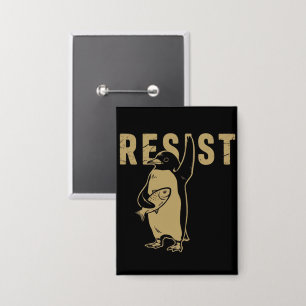 Badge Manchots résistent Les manchots protestent contre 
