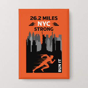 Badge Marathon Runner New York 26.2