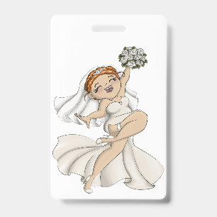 Badge Mariée Heureuse 03