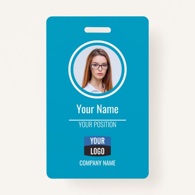 Badge Marine - Carte d'identité photo de l'employé Insig (Devant)