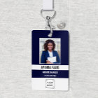 Marine | Photo de l'employé Logo ou code QR Sécuri