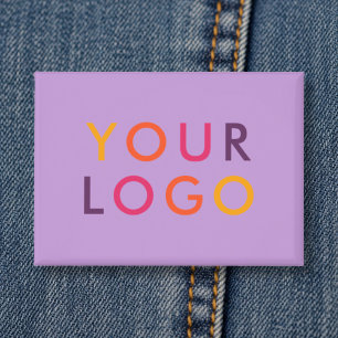 Badge Marque de logo d'entreprise Violet