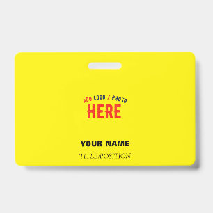 BADGE MARQUE VÉRIFIÉE JAUNE CLAIR MODERNE SUR MESURE DE