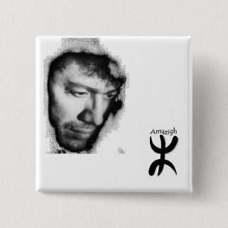 Badge Matoub Lounès 2 Inch Square Button