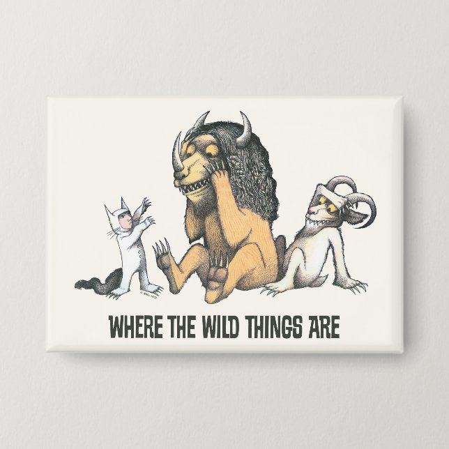 Badge Max et les choses folles Jouer (Recto)