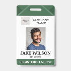 Médecin Infirmière Âgé Soins Sécurité Photo ID