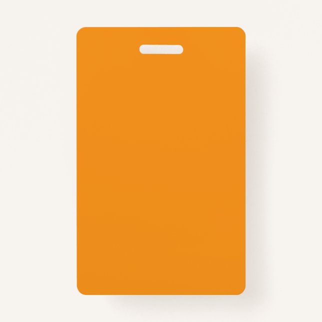 Badge Mélange abstrait d'orange, de rouge et de hurlemen (Devant)