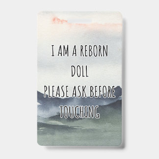 Badge Merci de ne pas toucher l'étiquette de siège auto 