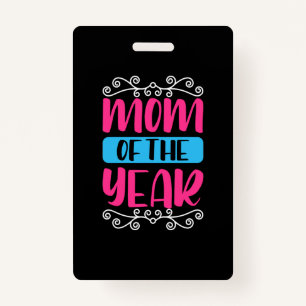 Badge Mère Art Maman De L'Année