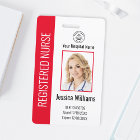 Modèle de logo moderne Photo de l'employé Nom Infi