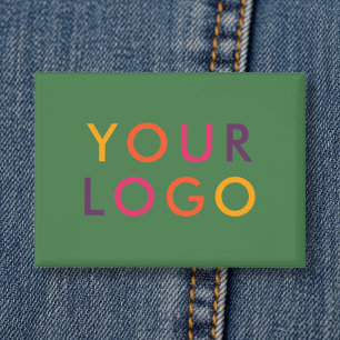 Badge Modèle de marque de logo d'entreprise Vert