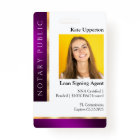 Modèle Notaire Purple & Gold pour ID