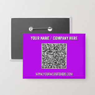 Badge Modèles de boutons de code QR pour votre entrepris
