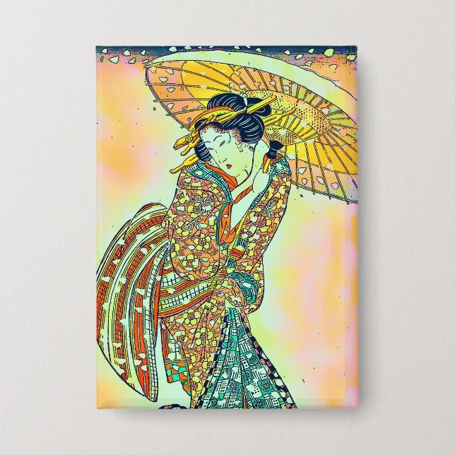 Badge Modern Beauty in a Snow Storm, version chroma (Recto)