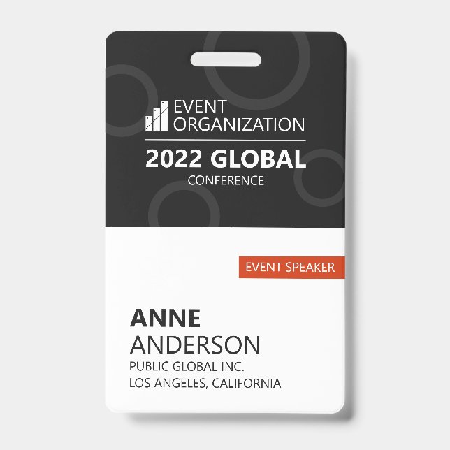 Badge Modern Business Conference Event (Face)