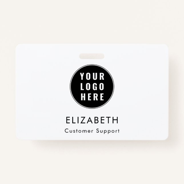 Badge Modern Simple Business Logo Manager Custom (Devant)