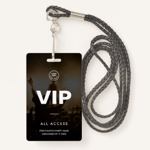 Badge Modern VIP All Access Event Concert Match Party