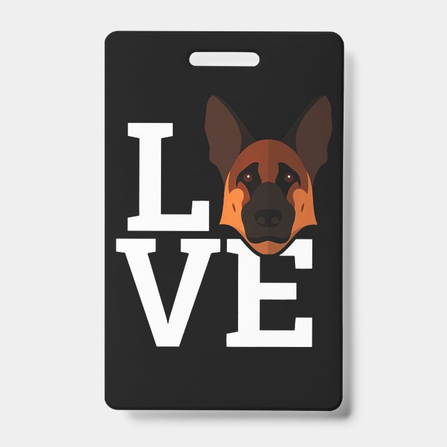 Badge Mon berger allemand (Avant)