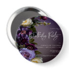 Moody Purple & Lavender Floral Moderne Anniversair