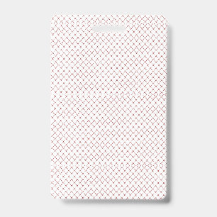 Badge Motif de maillage fin, extensible, en forme de los