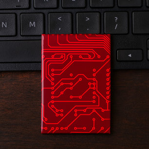 Badge Motif technologique de carte de circuit imprimé ré