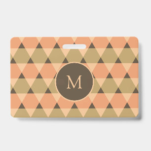Badge Motif Triangles