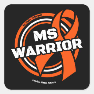 Badge...MS Square Sticker