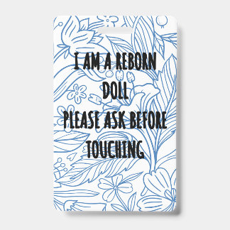 Badge Ne touchez pas à nouveau le siège de voiture de po