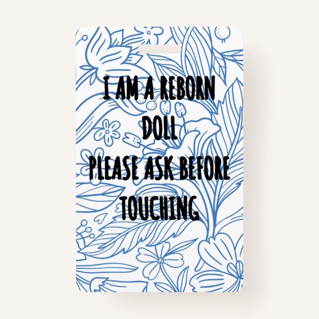 Badge Ne touchez pas à nouveau le siège de voiture de po (Devant)