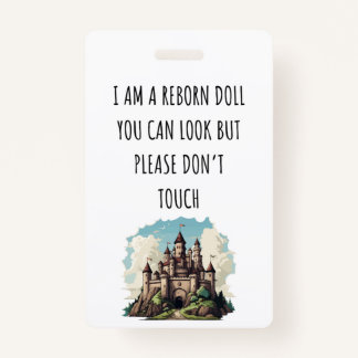 Badge Ne touchez pas à nouveau le siège de voiture de po