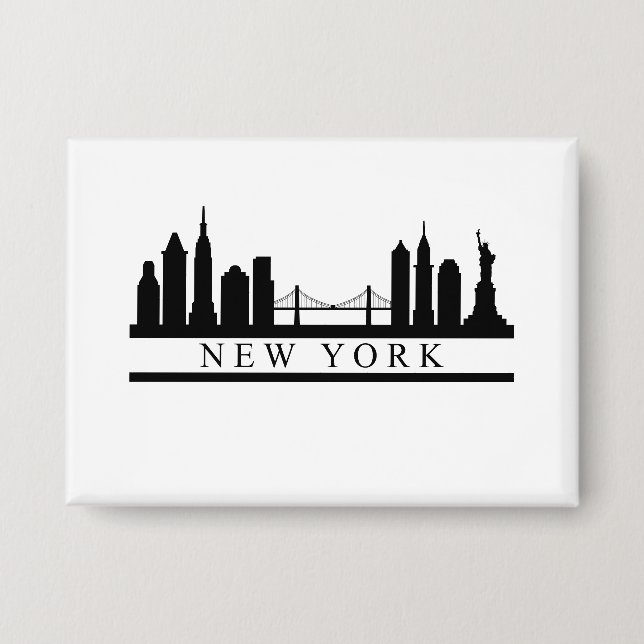 Badge New York Skyline (Recto)